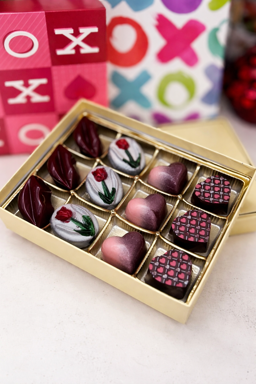 Valentine’s Chocolate Gift Box – 12 Pieces