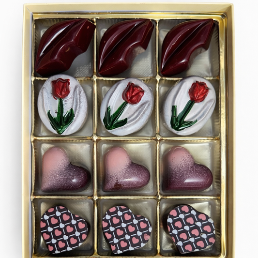 Valentine’s Chocolate Gift Box – 12 Pieces