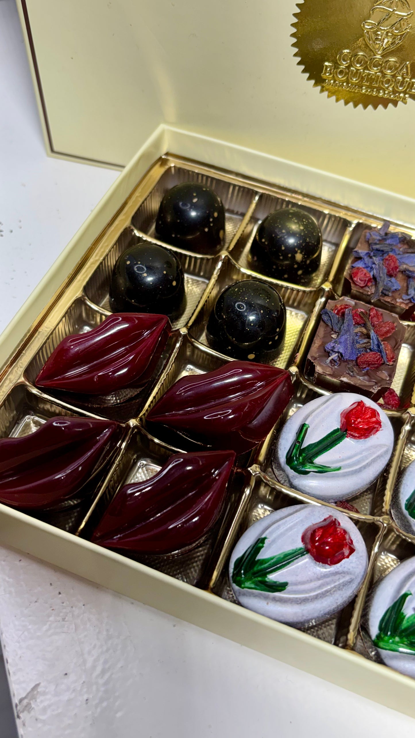 Valentine’s Luxury Chocolate Box – 24 Handcrafted Bonbons